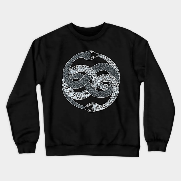 AURYN uroboros. Snake biting it's own tail. Neverending story. Crewneck Sweatshirt by MugDesignStore